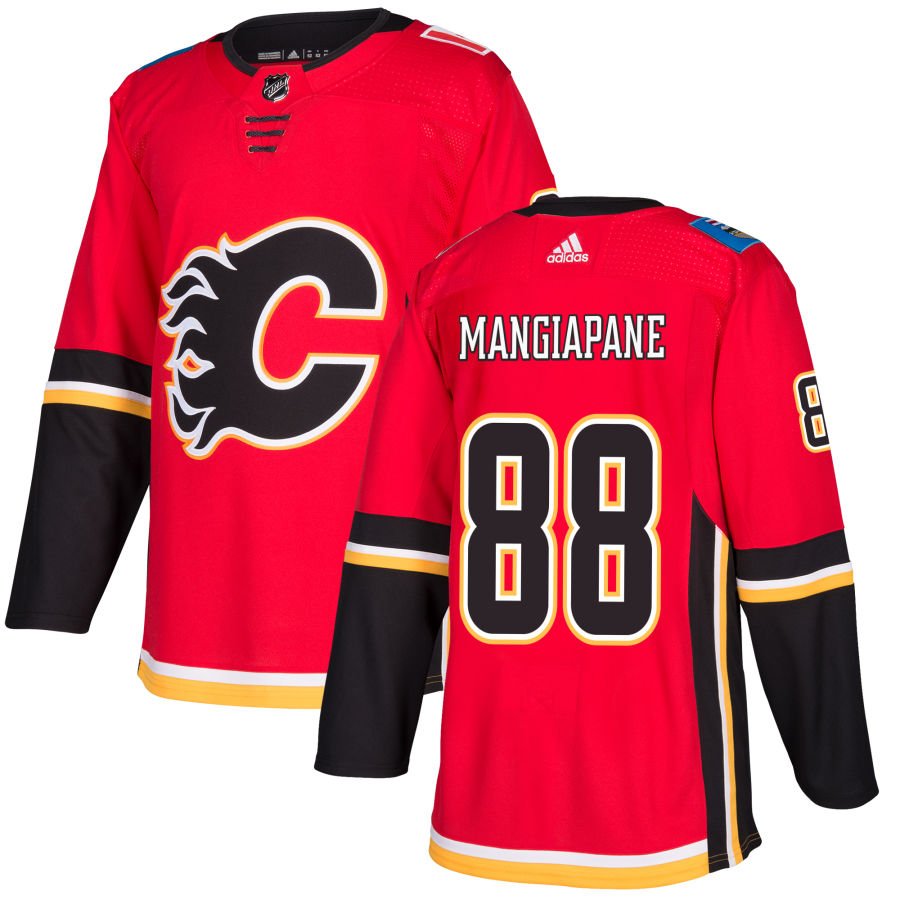 Calgary Flames #88 Andrew Mangiapane Red Home Authentic Pro Jersey