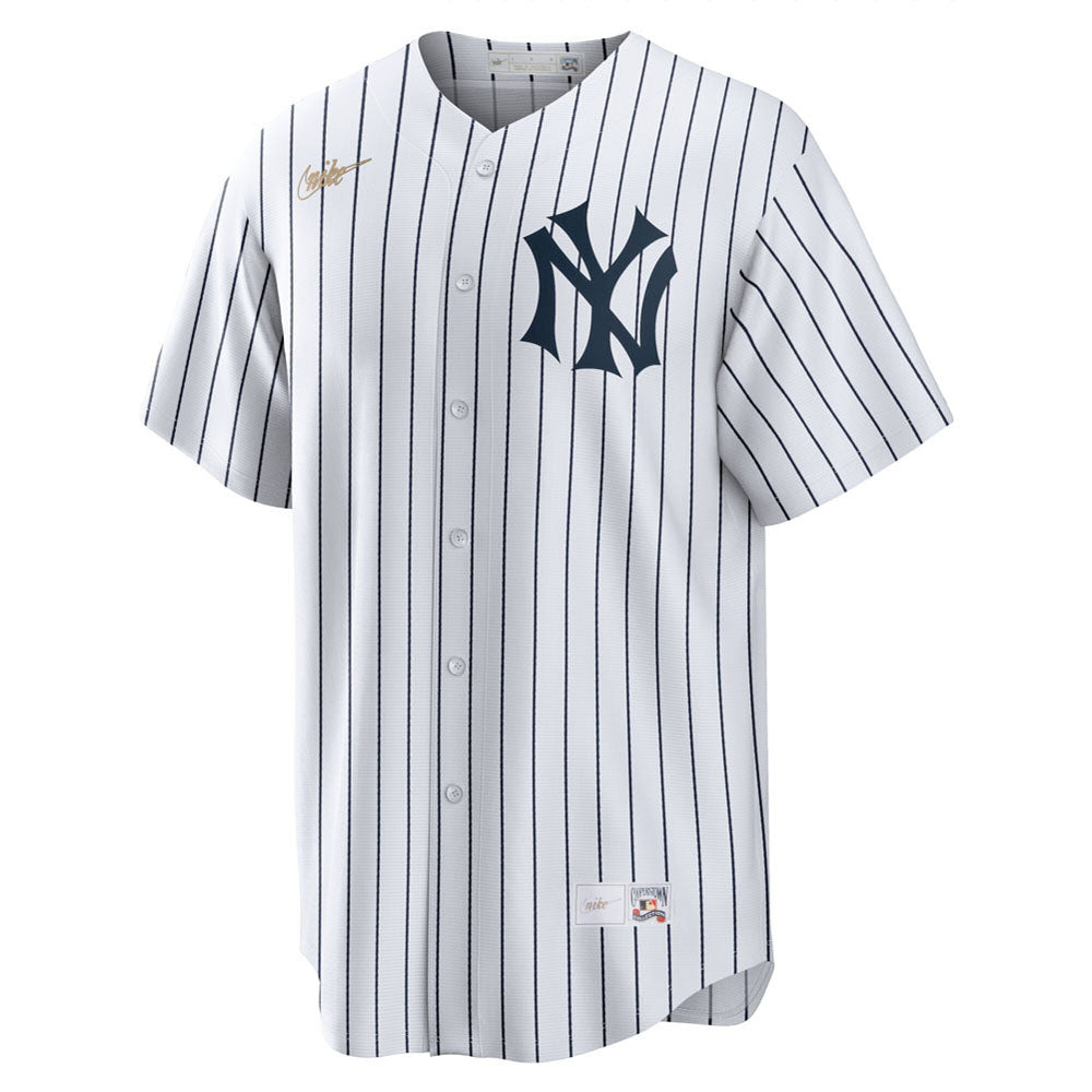 Men's New York Yankees Babe Ruth Home Cooperstown Collection Player Jersey - White