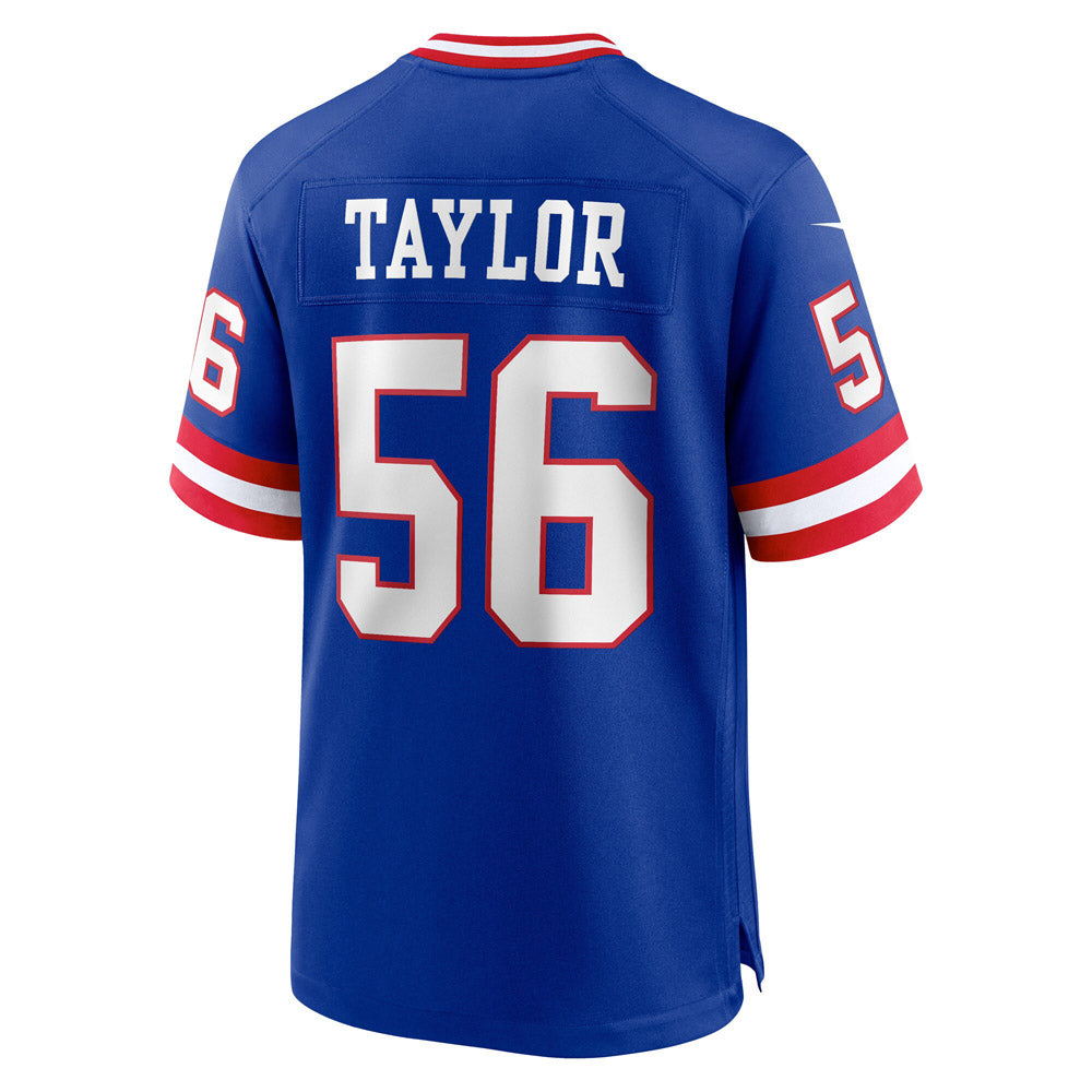 Men's New York Giants Lawrence Taylor Classic Retired Player Game Jersey Royal Blue